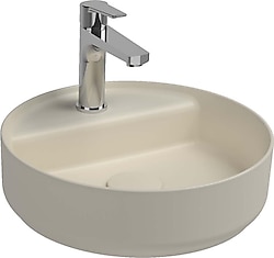 İsvea Infinity 42 cm Fildişi Tezgah Üstü Lavabo