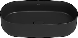 İsvea Infinity 55 cm Siyah Tezgah Üstü Lavabo