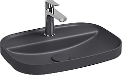 İsvea Infinity Inset 55 cm Antrasit Delikli Lavabo