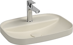 İsvea Infinity Inset 55 cm Fildişi Delikli Lavabo