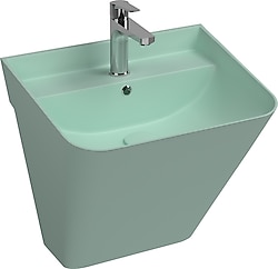 İsvea Sott Aqua 50 cm Asma Mint Monoblok Lavabo