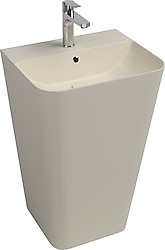 İsvea Sott Aqua 50 cm Fildişi Yerden Monoblok Lavabo