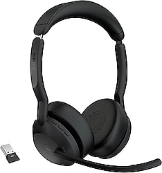 Jabra Evolve2 55 Stereo Kablosuz Çağrı Merkezi Kulaklığı