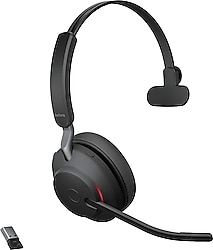 Jabra Evolve2 65 Mono USB-A Siyah Kulak Üstü Kulaklık