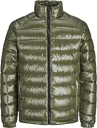 Jack&Jones 24K Puffer 12241629 Haki Erkek Şişme Mont