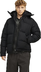 Jack&Jones Aero 12260428 Kapüşonlu Erkek Şişme Mont