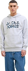 Jack&Jones Bryan 12268128 Kapüşonlu Erkek Sweatshirt