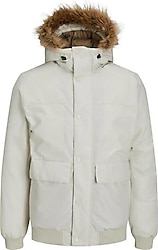 Jack&Jones Champ 12236822 Kapüşonlu Kürklü Erkek Mont