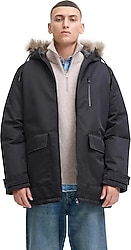 Jack&Jones Charlie 12279464 Kapüşonlu Erkek Parka