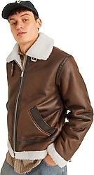 Jack&Jones Cole Aviator 12261819 Erkek Deri Mont