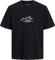 Jack&Jones Manchester Script 12273373 Kısa Kollu Bisiklet Yaka Erkek Tişört
