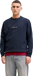 Jack&Jones Norrebro 12282893 Mavi Erkek Sweatshirt