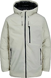 Jack&Jones Payne 12243225 Kapüşonlu Taş Erkek Parka