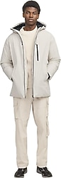 Jack&Jones Payne 12256884 Kapüşonlu Taş Erkek Parka