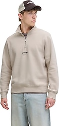 Jack&Jones Soho 12278793 Yarım Fermuarlı Erkek Sweatshirt