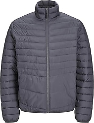 Jack&Jones State 12256985 Gri Erkek Şişme Mont