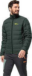 Jack Wolfskin Ather Down 1207681-T0138 Yeşil Erkek Şişme Mont