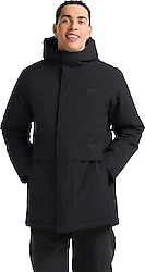 Jack Wolfskin Cold Camp A65022-6000 Kapüşonlu Siyah Erkek Mont