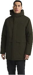 Jack Wolfskin Cold Camp A65022-E0205 Kapüşonlu Yeşil Erkek Mont