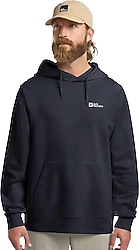 Jack Wolfskin Essential A63872 Kapüşonlu Erkek Sweatshirt