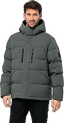 Jack Wolfskin Roemertor 1207421 Kapüşonlu Erkek Şişme Mont