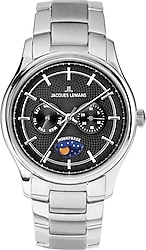 Jacques Lemans Derby 1-2213I Çelik Kordon Siyah Erkek Kol Saati