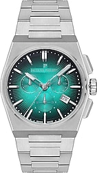 Jacques Philippe Aurora Chrono JPQGC4113X6DG Gümüş-Turkuaz Erkek