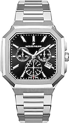 Jacques Philippe Benato Chrono JPQGC1011316 Gümüş-Siyah Erkek Kol Saati