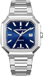 Jacques Philippe Benato Gents JPQGS1001336 Gümüş-Lacivert Erkek Kol Saati