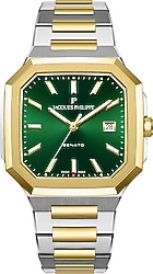 Jacques Philippe Benato Gents JPQGS10073X8 Altın-Yeşil Erkek Kol Saati