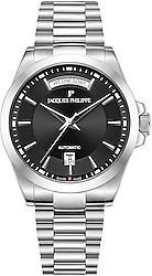 Jacques Philippe Infinitum Day-Date JPAGS831316 Siyah Erkek Kol Saati