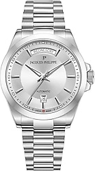 Jacques Philippe Infinitum Day-Date JPAGS831326 Gümüş Erkek Kol Saati