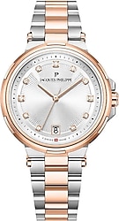 Jacques Philippe Novellus JPQLS457328S Çelik Kordon Gümüş-Rose Gold Kadın Kol Saati