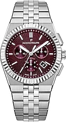 Jacques Philippe Virtus Chrono JPQGC10513X6BRG Bordo Erkek Kol Saati