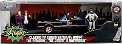 Jada 1:24 Deluxe Batman 1966 Class Batmobile ve Figürler 253215011