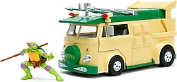 Jada 1:24 Donatello & Party Wagon Model Araba