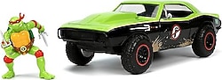 Jada Ninja Kaplumbağalar Chevy Camaro Model Araba ve Raphael Figürü 253285001