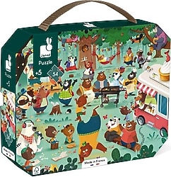 Janod 54 Parça Puzzle Ayıcık Ailesi