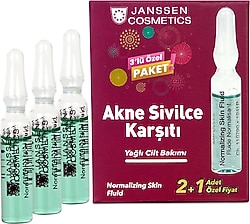 Janssen Cosmetics Normalizing Skin Fluid Ampul Yağlı Cilt Serum 2 ml 3 Adet