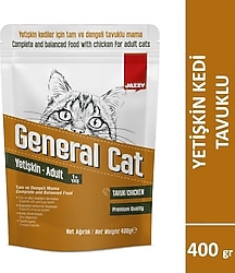 Jazzy General Cat Tavuklu 400 gr Yetişkin Kedi Maması