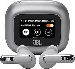 JBL Live Beam 3 ANC TWS Gümüş Kulak İçi Bluetooth Kulaklık