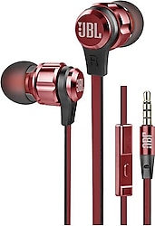 JBL T180A Pure Bass Kırmızı Kablolu Kulak İçi Kulaklık