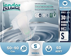 Jender Belbantlı Küçük Boy S 30'lu 2 Adet Hasta Bezi