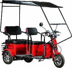 JGR Motor Electra 1500 W Kabinli 3 Tekerli Elektrikli Motosiklet