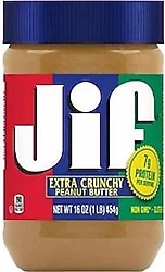 Jif Extra Crunchy Yer Fıstığı Ezmesi 454 gr