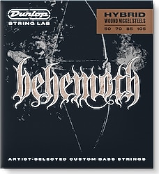 Jim Dunlop Behemoth Hybrid Wound Nikel 50-105 Bas Teli