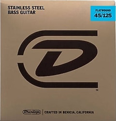 Jim Dunlop Flat Wound 45-125 5 Telli Bas Gitar Teli