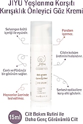 Jiyu Anti-Aging & Calming Effect Eye Cream Kırışıklık Önleyici Göz Kremi 15 ml