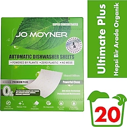Jo Moyner Ultimate Plus Bulaşık Makinesi Organik Yaprak Deterjanı 20'li