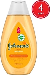 Johnson's Baby Bebek Şampuanı 200 ml 4 Adet